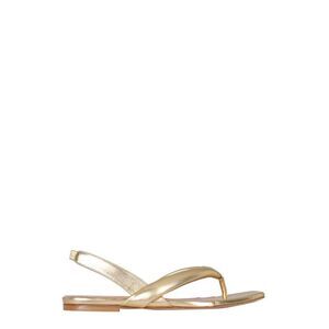 GIA BORGHINI Women's Flat Sandals Women GOLD